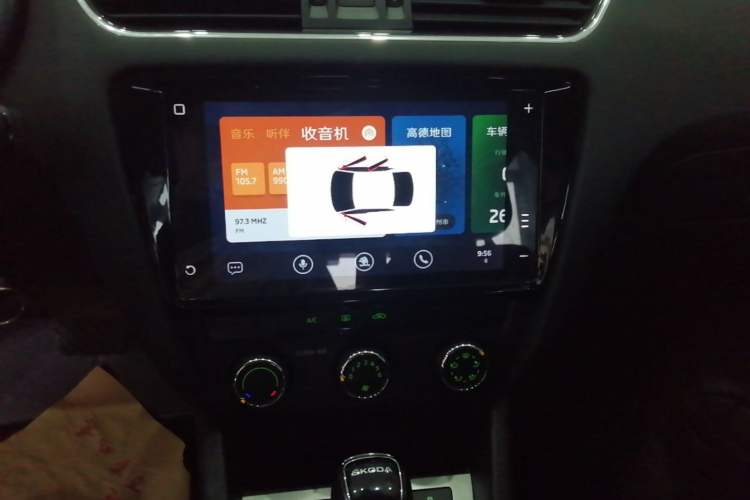 Used Skoda Octavia 2019 1.5L Automatic SmartDrive Comfort Edition China VI Standard Audio And AC Panel