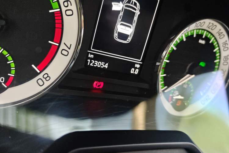 Used Skoda Octavia 2019 TSI230 DSG Luxury Edition Odometer Close Up