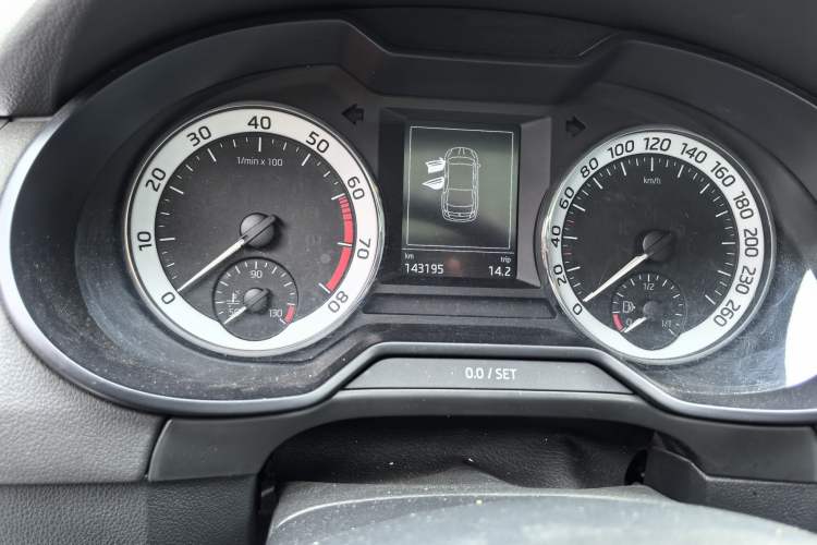 Used Skoda Octavia 2019 TSI280 DSG SmartDrive Luxury Edition China VI Odometer Close Up