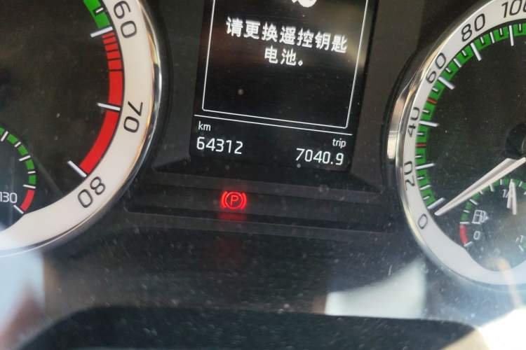 Used Skoda Octavia 2019 1.5L Manual SmartDrive Luxury Edition China VI Standard Odometer Close Up