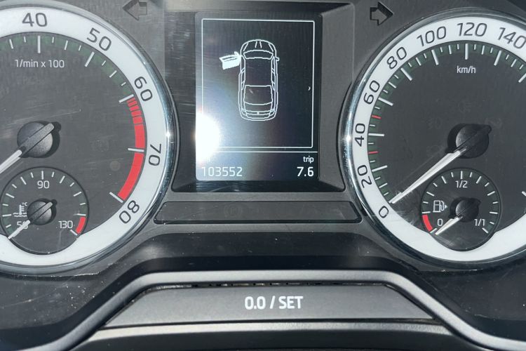 Used Skoda Octavia 2019 TSI230 DSG Luxury Edition Odometer Close Up