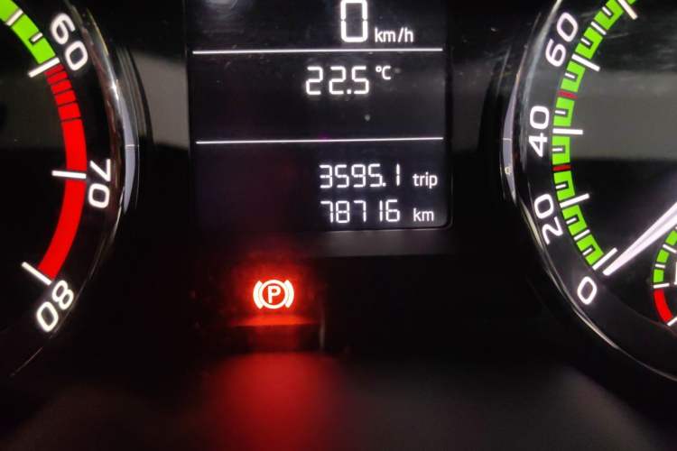 Used Skoda Octavia 2019 TSI230 DSG Smart & Comfort Edition China VI Standard Odometer Close Up
