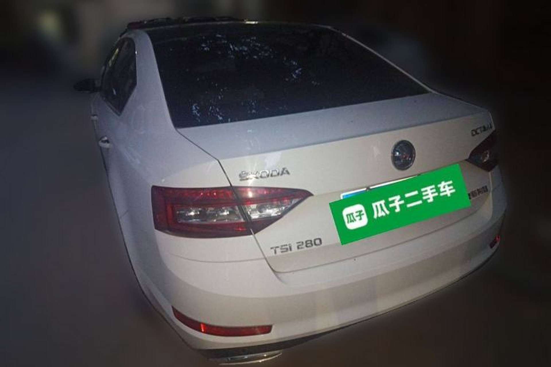 Used Skoda Octavia 2019 TSI280 DSG Luxury Edition Rear Left 45 Deg