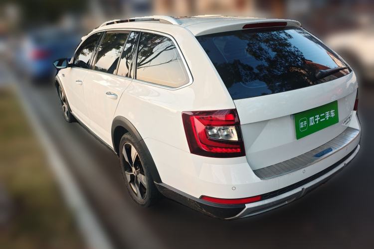 Used Skoda Octavia 2019 TSI280 DSG Luxury Edition Station Wagon China VI Standard Rear Left 45 Deg