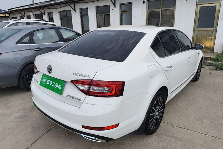 Used Skoda Octavia 2019 TSI230 DSG Luxury Edition Rear Right 45 Deg