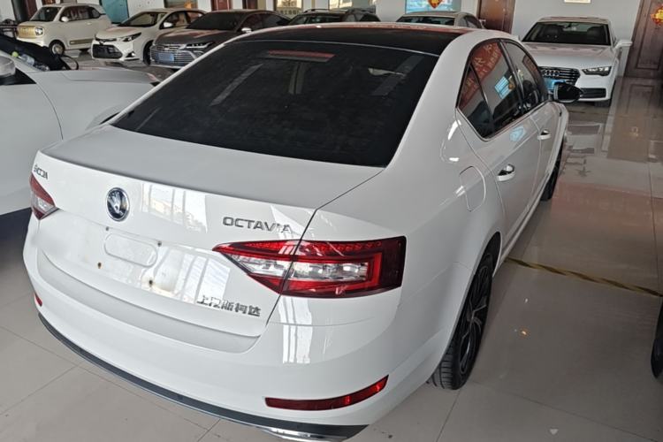 Used Skoda Octavia 2019 TSI280 DSG Luxury Edition Rear Right 45 Deg