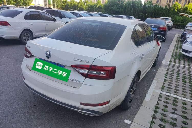 Used Skoda Octavia 2019 1.5L Automatic Luxury Edition Rear Right 45 Deg