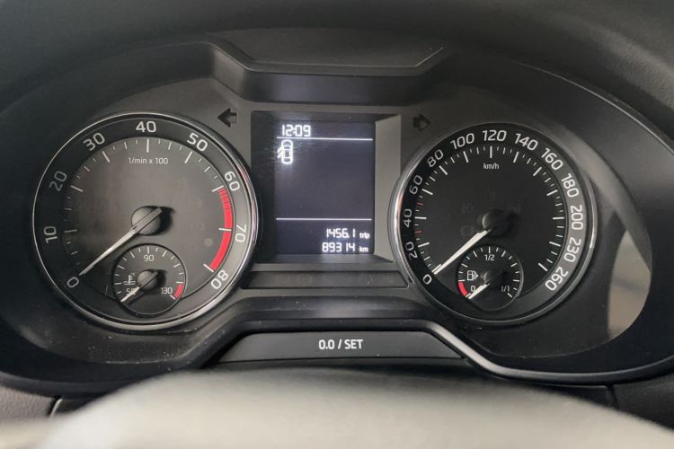 Used Skoda Octavia 2020 1.5L Automatic SmartDrive Comfort Edition Odometer Close Up