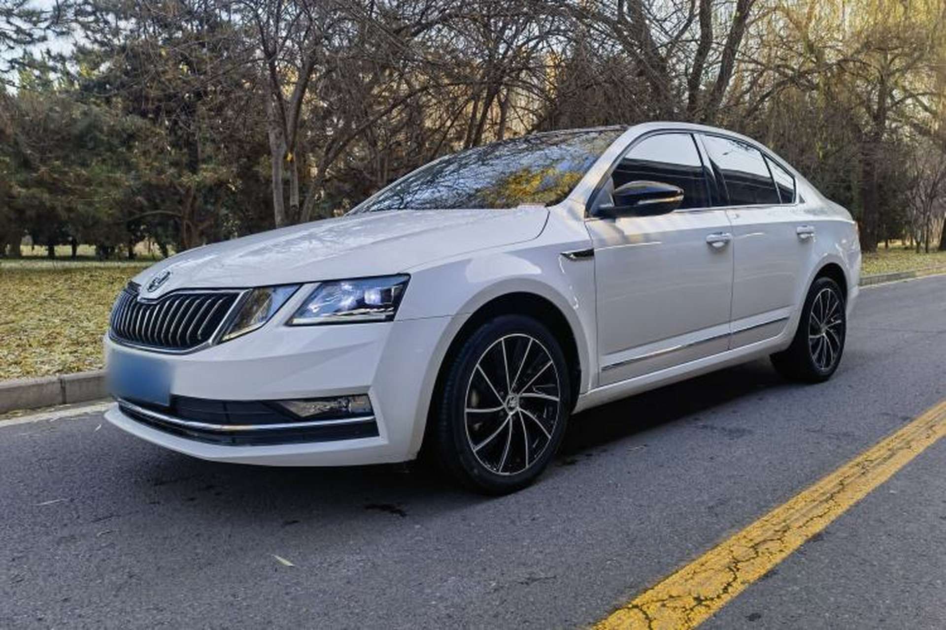 Used Skoda Octavia 2020 TSI280 DSG SmartDrive Luxury Edition Front Left 45 Deg