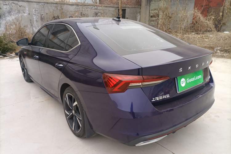 Used Skoda Octavia 2021 PRO TSI280 DSG Prestige Edition Rear Left 45 Deg