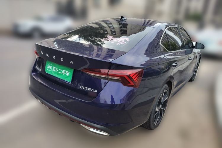 Used Skoda Octavia 2021 PRO TSI280 DSG Prestige Edition Rear Right 45 Deg