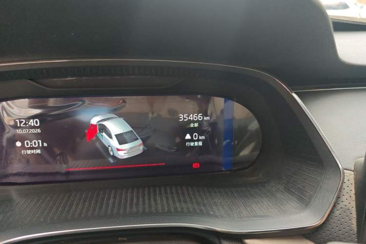 Used Skoda Octavia 2021 PRO TSI280 DSG Prestige Edition Odometer Close Up