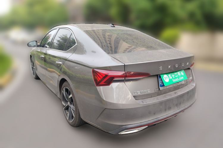 Used Skoda Octavia 2021 PRO TSI280 DSG Luxury Edition Rear Left 45 Deg