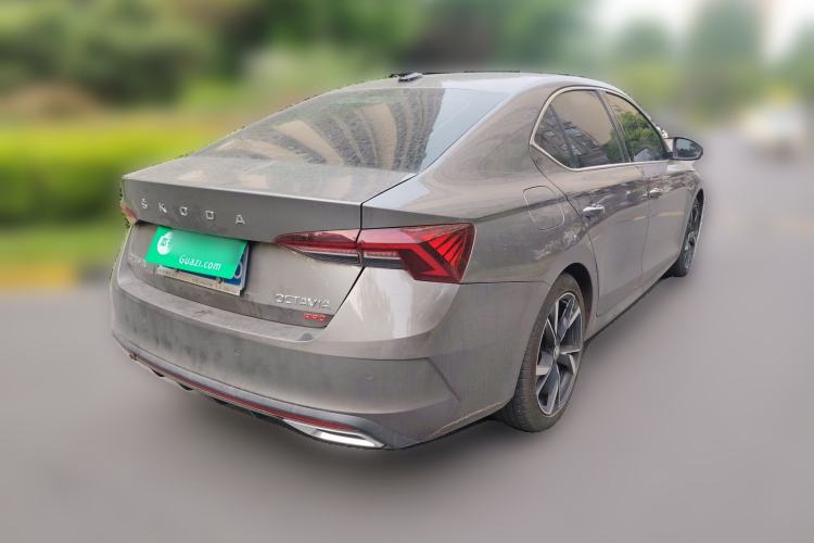 Used Skoda Octavia 2021 PRO TSI280 DSG Luxury Edition Rear Right 45 Deg