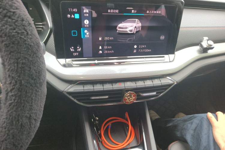 Used Skoda Octavia 2021 PRO TSI280 DSG Flagship Edition Audio And AC Panel