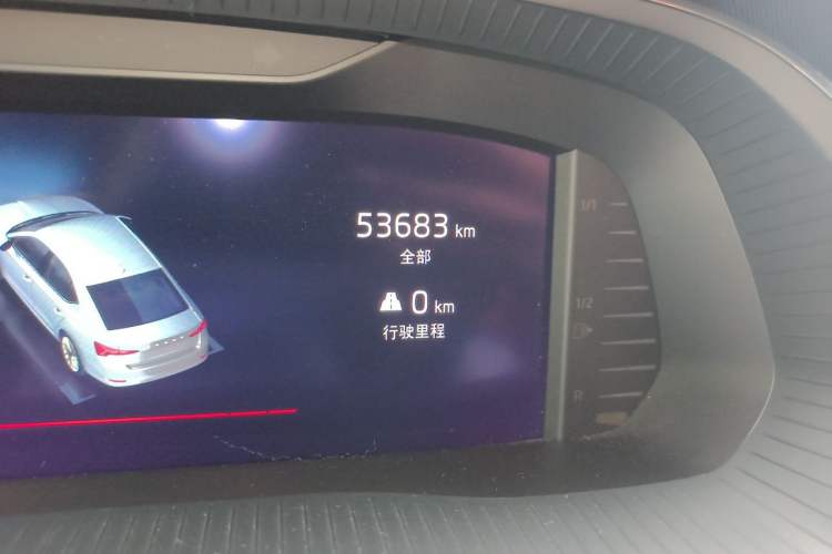 Used Skoda Octavia 2021 PRO TSI280 DSG Flagship Edition Odometer Close Up