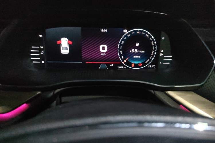 Used Skoda Octavia 2021 PRO TSI280 DSG Prestige Edition Odometer Close Up