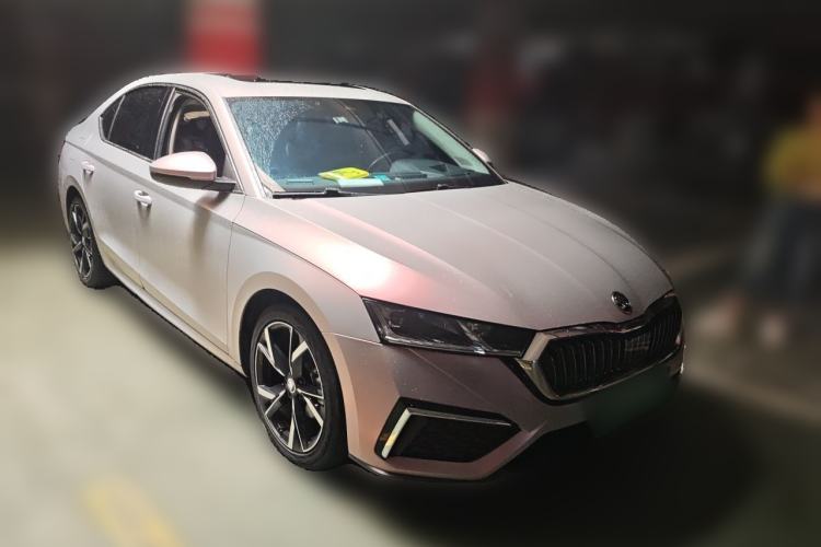 Used Skoda Octavia 2021 PRO TSI280 DSG Prestige Edition Front Right 45 Deg
