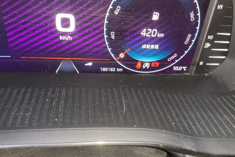 Used Skoda Octavia 2021 PRO TSI280 DSG Prestige Edition Odometer Close Up