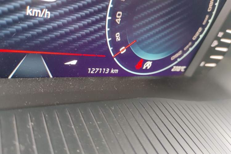 Used Skoda Octavia 2021 PRO TSI280 DSG Prestige Edition Odometer Close Up