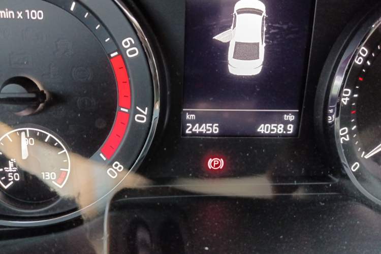 Used Skoda Octavia 2021 PRO TSI280 DSG Luxury Edition Odometer Close Up