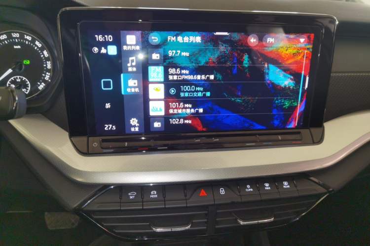Used Skoda Octavia 2021 PRO TSI280 DSG Luxury Edition Audio And AC Panel