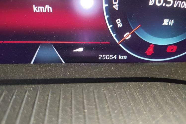 Used Skoda Octavia 2021 PRO TSI280 DSG Prestige Edition Odometer Close Up