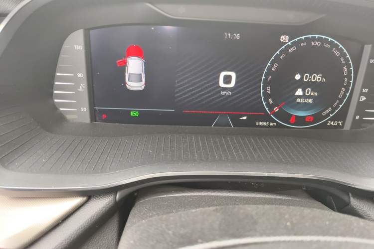 Used Skoda Octavia 2021 PRO TSI280 DSG Prestige Edition Odometer Close Up