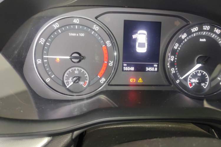 Used Skoda Octavia 2021 PRO TSI280 DSG Performance Edition Odometer Close Up