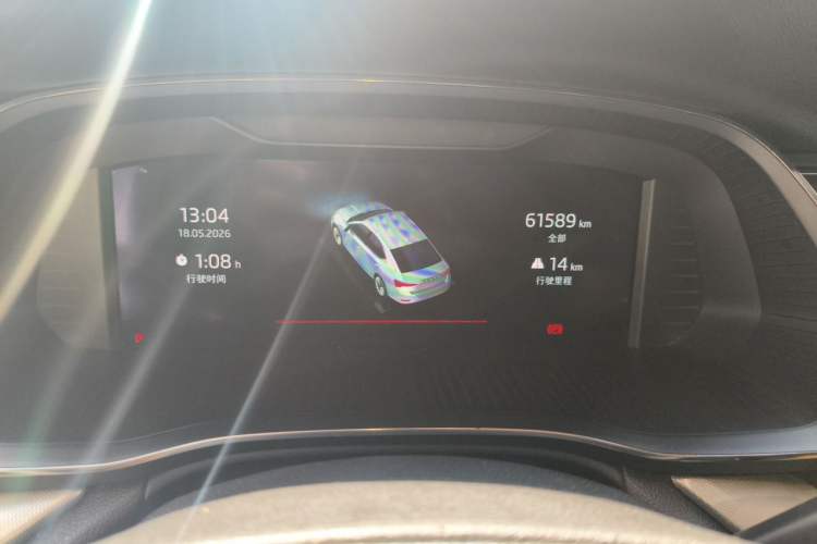 Used Skoda Octavia 2021 PRO TSI280 DSG Prestige Edition Odometer Close Up