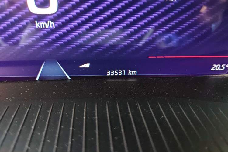 Used Skoda Octavia 2021 PRO TSI280 DSG Flagship Edition Odometer Close Up
