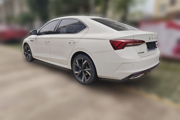 Used Skoda Octavia 2021 PRO TSI280 DSG Luxury Edition Rear Left 45 Deg