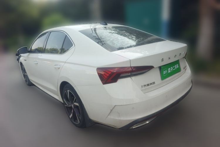 Used Skoda Octavia 2021 PRO TSI280 DSG Prestige Edition Rear Left 45 Deg