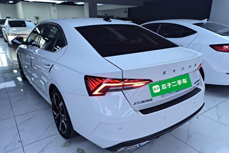 Used Skoda Octavia 2021 PRO TSI280 DSG Prestige Edition Rear Left 45 Deg