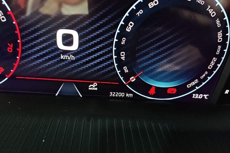 Used Skoda Octavia 2021 PRO TSI280 DSG Prestige Edition Odometer Close Up