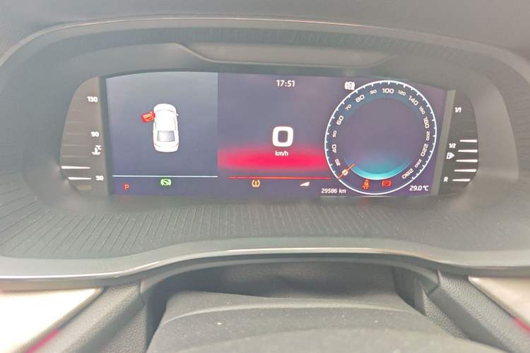 Used Skoda Octavia 2022 PRO TSI280 Luxury Edition Odometer Close Up