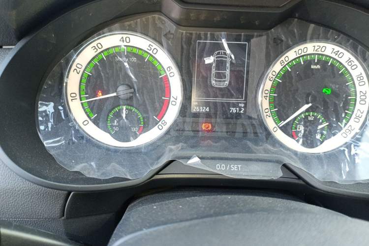 Used Skoda Octavia 2022 1.5L Automatic Comfort Edition Odometer Close Up