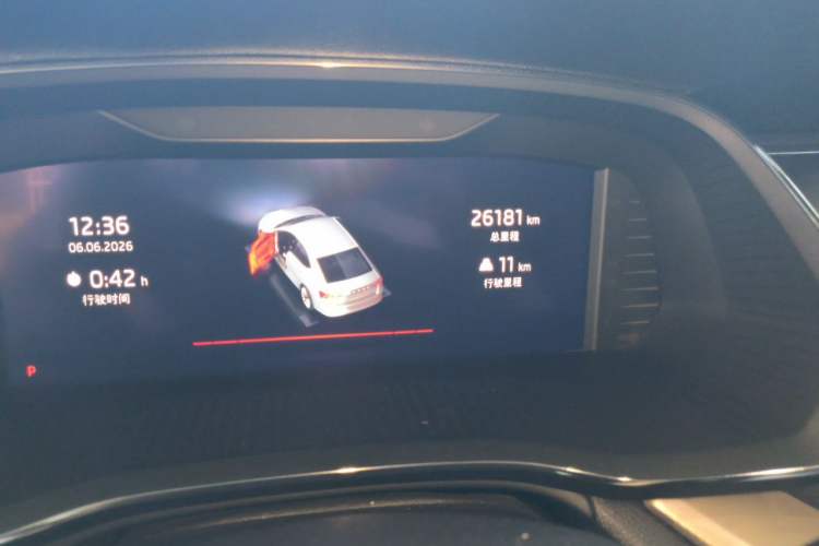 Used Skoda Octavia 2022 PRO TSI280 Luxury Edition Odometer Close Up