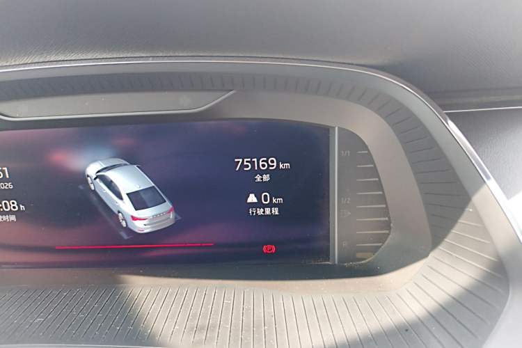 Used Skoda Octavia 2022 PRO TSI280 Luxury Edition Odometer Close Up
