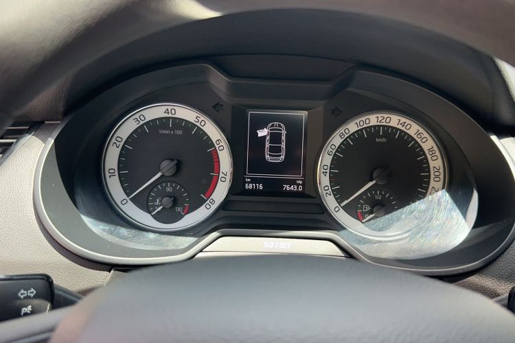 Used Skoda Octavia 2022 1.5L Automatic Comfort Edition Odometer Close Up