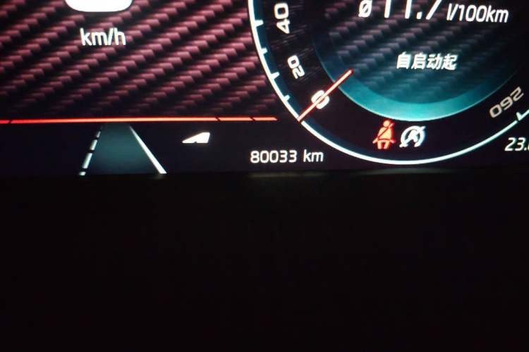 Used Skoda Octavia 2022 PRO TSI280 Luxury Edition Odometer Close Up