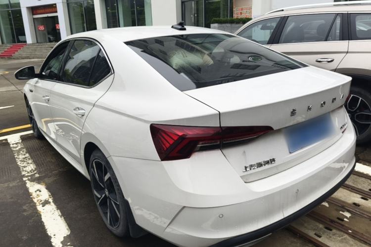 Used Skoda Octavia 2022 PRO TSI280 Luxury Edition Rear Left 45 Deg