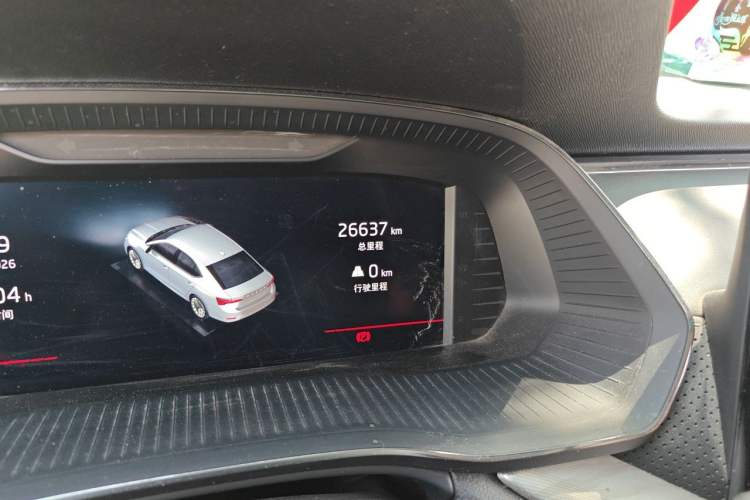 Used Skoda Octavia 2023 Revised PRO TSI280 Luxury Edition Odometer Close Up