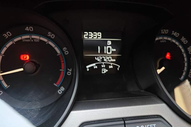 Used Skoda Rapid 2020 1.5L Manual Standard Edition Odometer Close Up