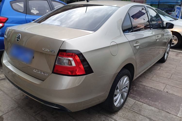 Used Skoda Rapid 2019 1.5L Automatic Comfort Edition China V Standard Rear Right 45 Deg