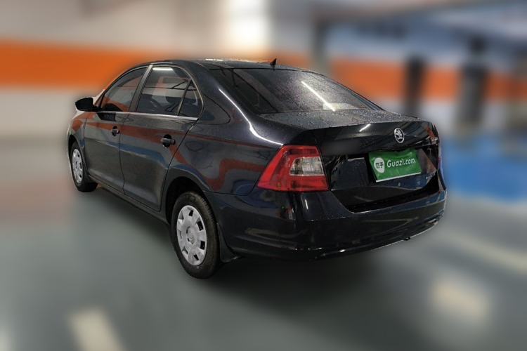Used Skoda Rapid 2013 1.6L Manual Enjoyment Model Rear Left 45 Deg