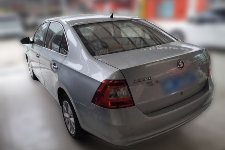 Used Skoda Rapid 2013 1.6L Automatic Preferred Model Rear Left 45 Deg