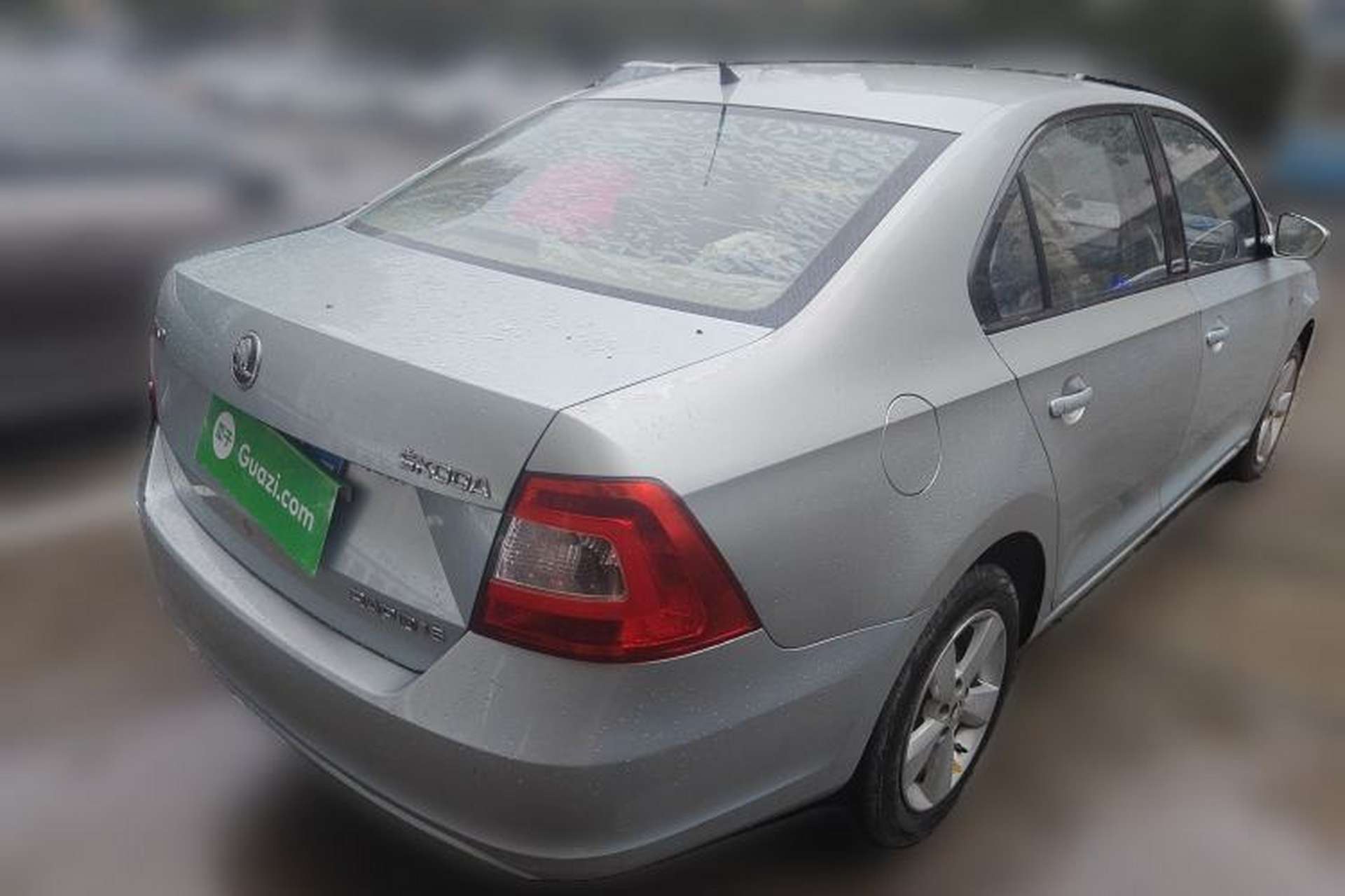 Used Skoda Rapid 2013 1.6L Manual Smart Selection Model Rear Right 45 Deg