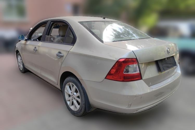 Used Skoda Rapid 2013 1.6L Automatic Preferred Model Rear Left 45 Deg