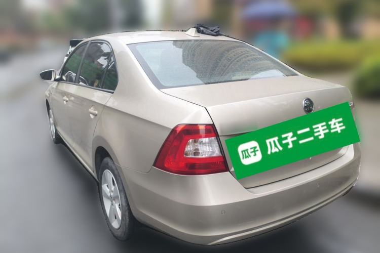 Used Skoda Rapid 2013 1.6L Manual Smart Selection Model Rear Left 45 Deg